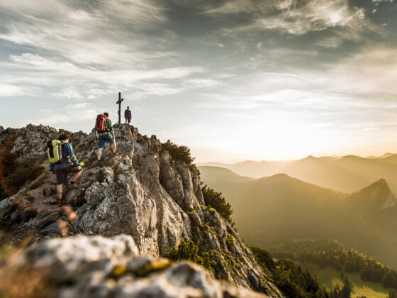 Abendstimmung mit Panorama