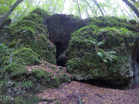 Der Eingang der Buchberghöhle