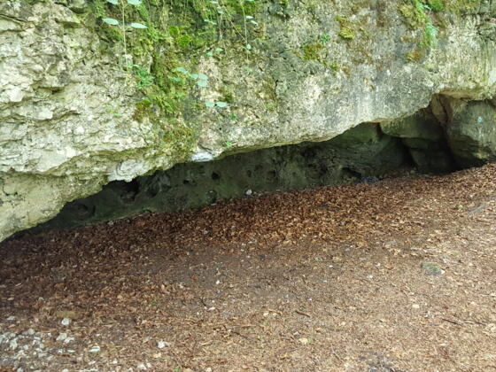 Höhle Nr. 3 - eigentlich nur eine Halbhöhle