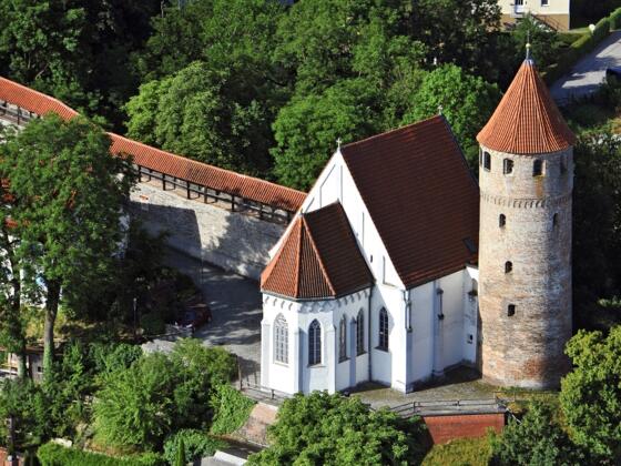 Luftbild St. Blasiuskirche Kaufbeuren