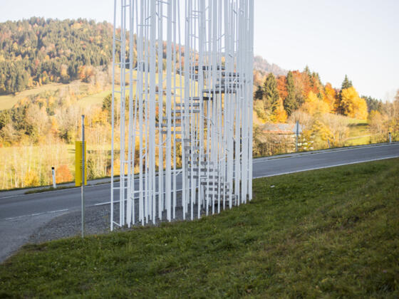 BUS:STOP Krumbach, Haltestelle Bränden