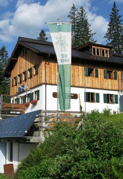 Das Tourenziel Gufferthütte