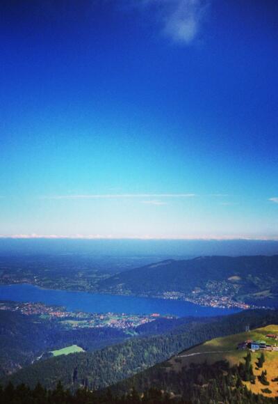 Blick vom Hirschberg-Gipfel