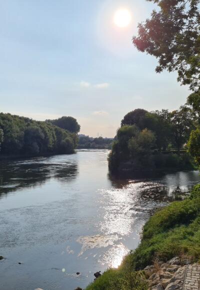 Schleifenroute - Donauwörth hier treffen Wörnitz und Donau aufeinander
