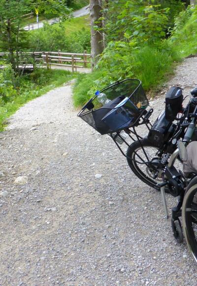 Fast am Ziel, steil runter