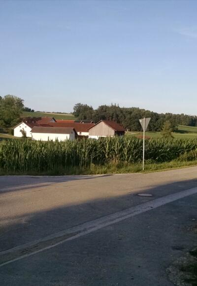 Radweg auf der ehemaligen Bahntrasse