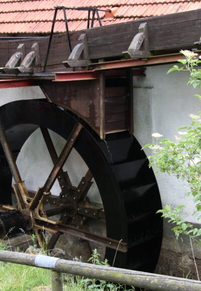 Mühlenrad an der Hammerschmiede