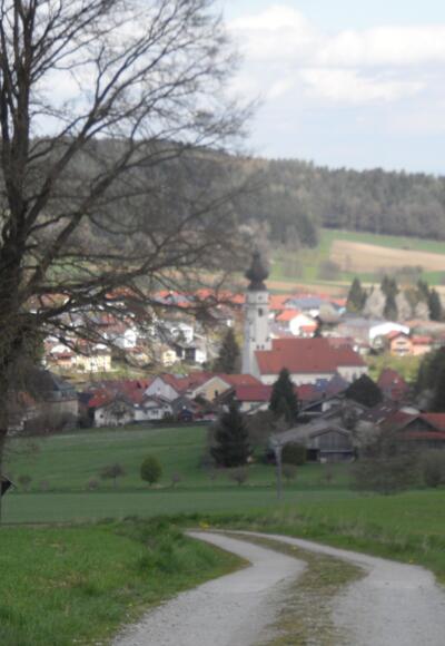 Blick auf Markt Triftern