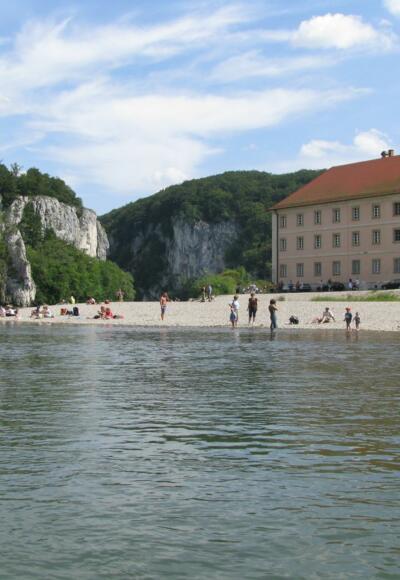 Kloster Weltenburg am Donaudurchbruch bei Kelheim im Altmühltal