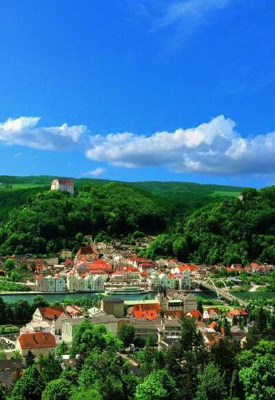 Entlang der Tour de Baroque bieten sich uns immer wieder herrliche Ausblicke.