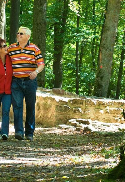 Spazieren auf den Spuren der Römer.