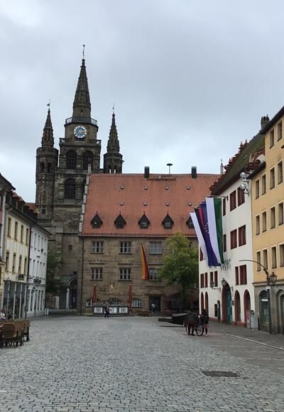 Schleifenroute - Ansbach Martin Luther Platz