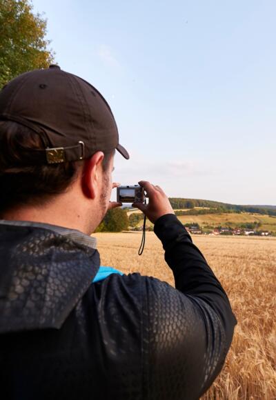 Ausblick von der Banneux Kapelle Volkersbrunn