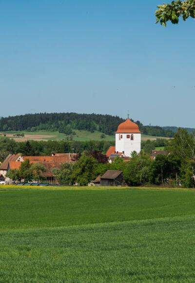 Mosbach bei Feuchtwangen im Sommer