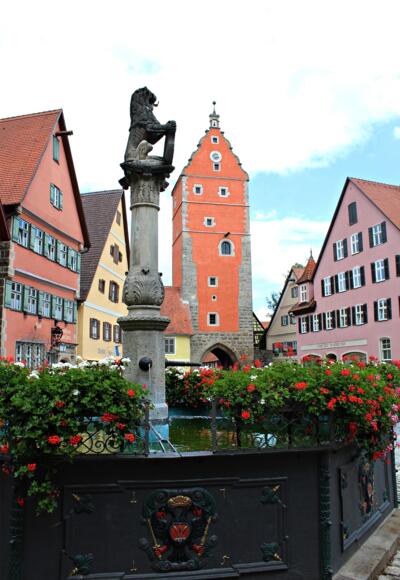 Brunnen in der Altstadt von Dinkelsbühl