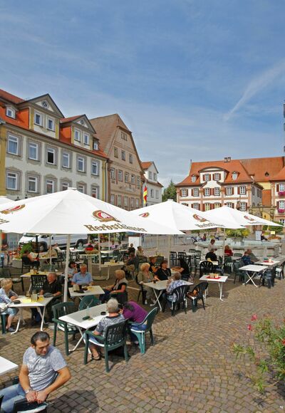 Marktplatz Bad Mergentheim - Das Ziel!