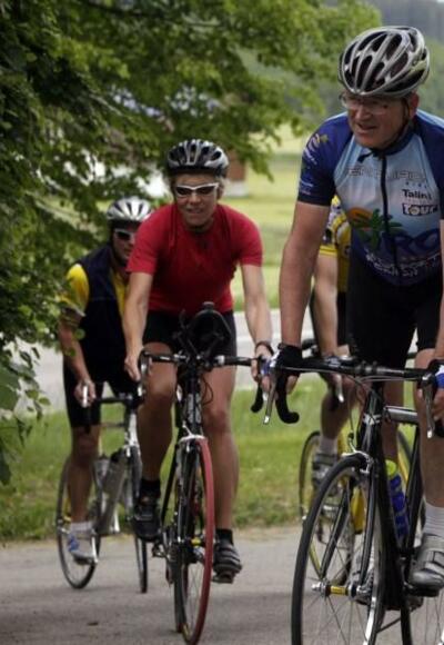 Radler bei der 2. Unterallgäu Radtour 2009