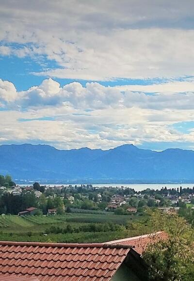 Blick vom Taubenberg zum Bodensee