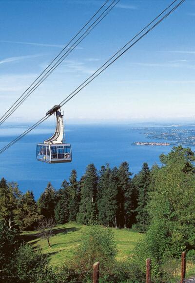 Radtour ab Langenargen zur Pfänderbahn am Bodensee