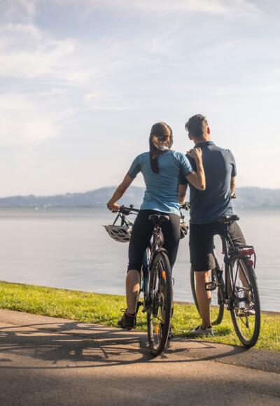 Fahrrad, Aussicht, Lindau, Bodensee