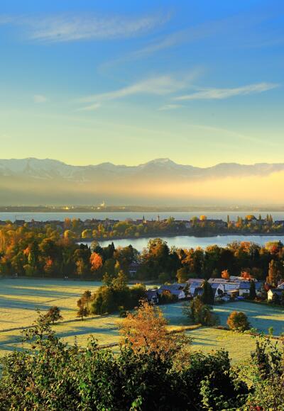 Blick auf die Insel Lindau