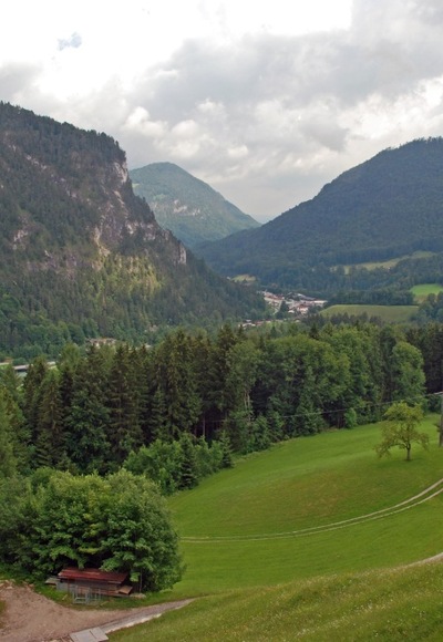 Das Tal der Berchtesgadener Ache