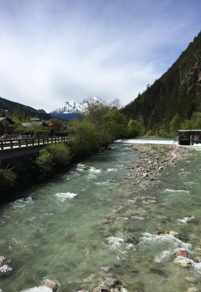 Radweg in Oberau - Berchtesgaden