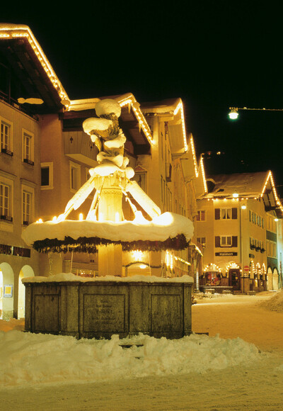 Marktplatz im Winter