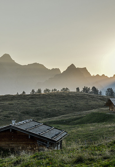 Sonnenuntergang Gotzenalm