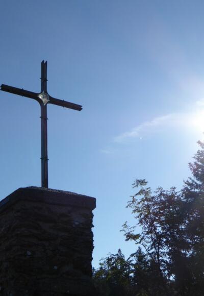 Morgenstimmung am Gipfel Großer Falkenstein
