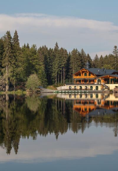 Der Große Arbersee und das Arberseehaus