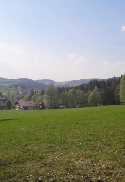 Blick von Loderwinkl nach St. Englmar