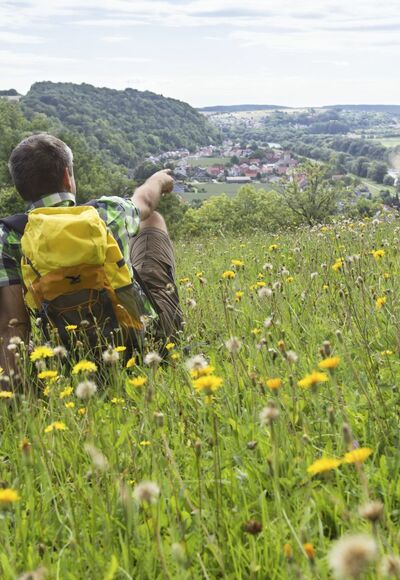 Blick von den Oberndorfer Hängen in Bad Abbach ins Donautal