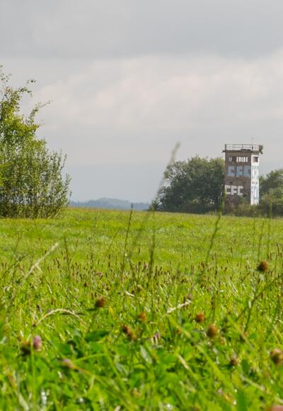 Ehemaliger Grenzturm auf dem ICT  (Foto: Andreas Geisser)