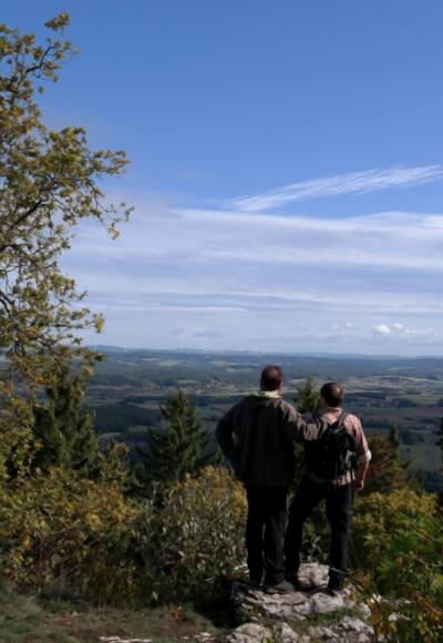 Wanderer am Kordigast