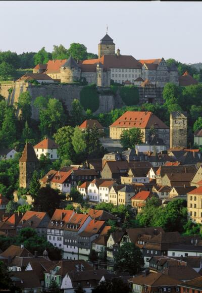 Altstadt von Kronach mit Festung Rosenberg