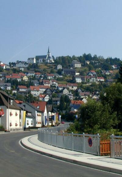 Ortseinfahrt nach Wilhemsthal