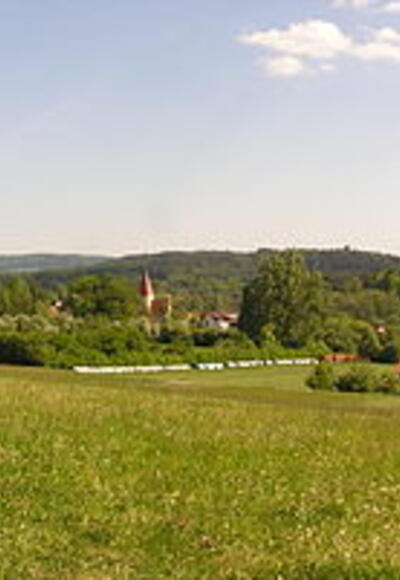 Blick nach Hagenhausen