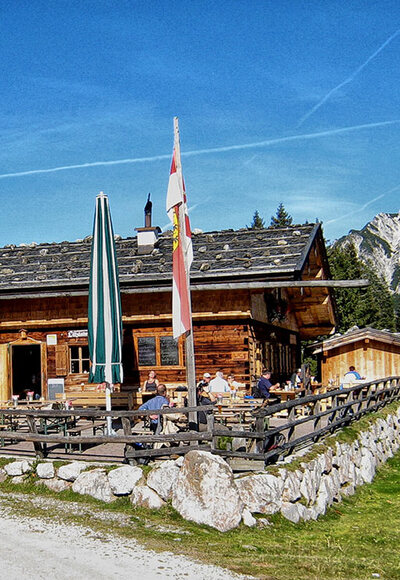 Litzlalm: Treff für Mountainbiker