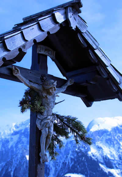 Gipfelkreuz am Grünstein