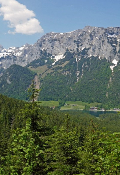Der Hintersee am Fuße der Reiteralm