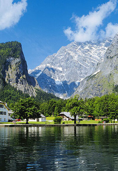 Schifffahrt auf dem Königssee vor Sankt Bartholomäe