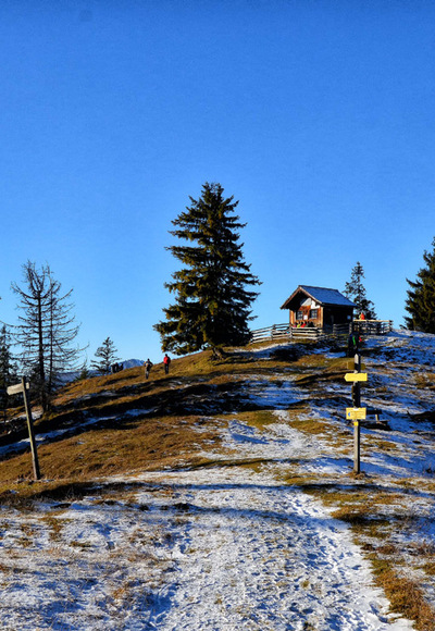 Die Bezoldhütte auf dem Toten Mann