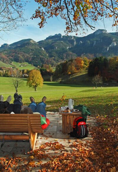 Bank Nr. 11 Aschauer Irxnschmoiz-Liege