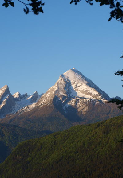 Watzmannstock, vom blauen Kastl 1120m gesehen