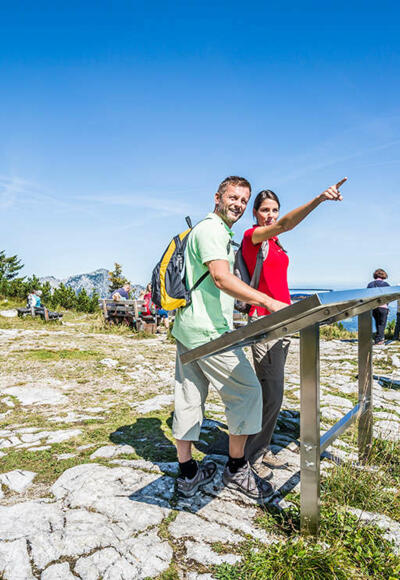 Am Gipfel des Predigtstuhls