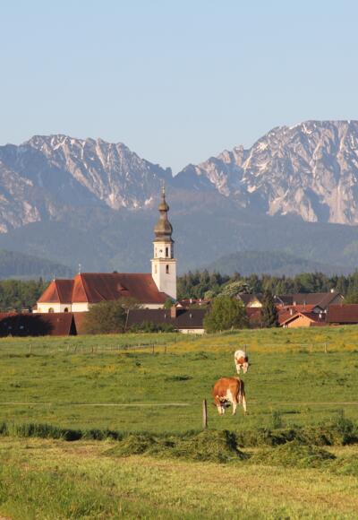 &quot;Klausweiweg&quot; mit herrlichem Bergpanorama auf Staufen und Zwiesel