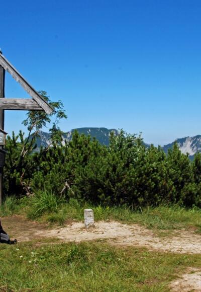 Das Gipfelkreuz am Ristfeuchthorn