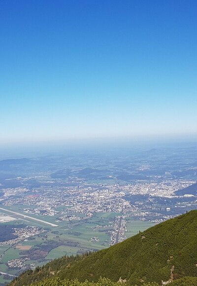 Untersberg hoch über Salzburg
