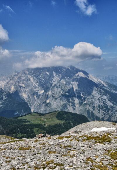 Blick vom Kahlersberg zum Watzmann